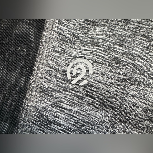 C9 By Champion Heathered Grey And Black Leggings Back Zip Pocket Sz Large - Picture 3 of 16
